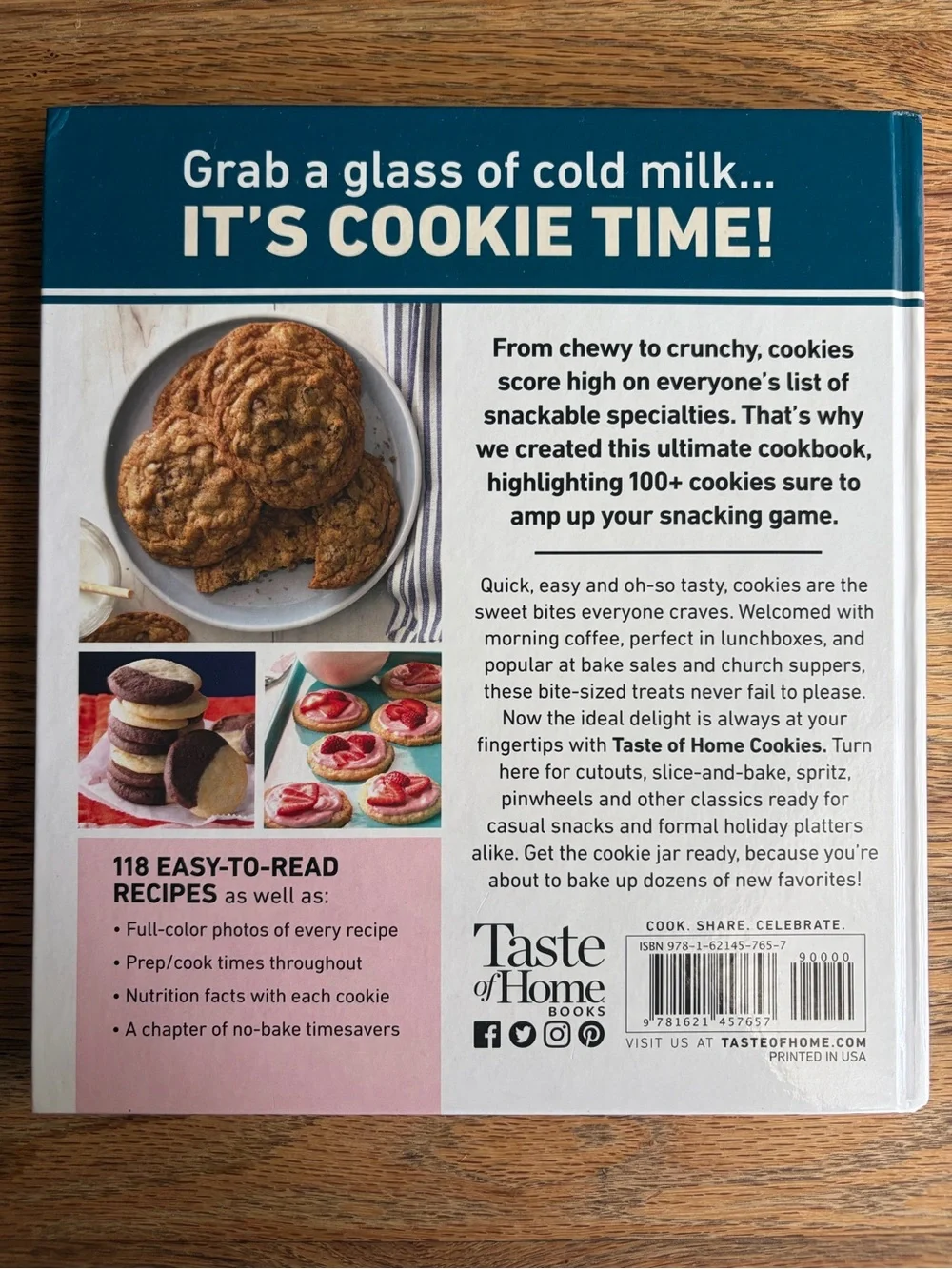 Taste of Home Cookies Cookbook - Large Print Edition